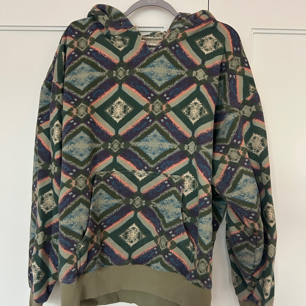 Free People We The Free It’s A Vibe Printed Hoodie Size L